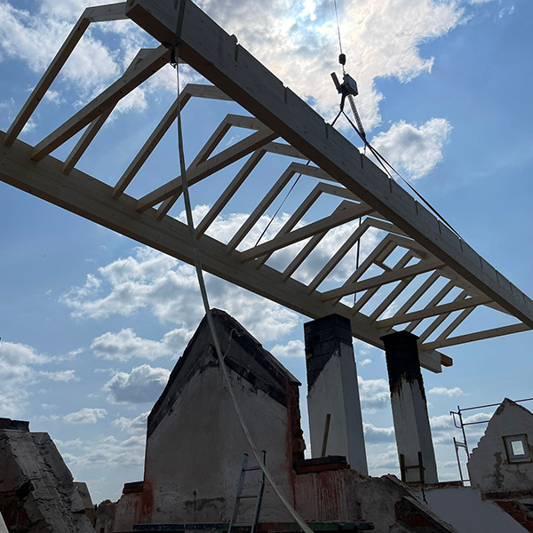 Dachsanierung mit der Zimmerei Ring